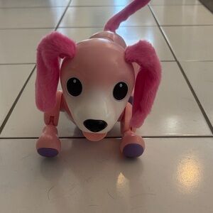 Pink Robotic Dog Toy Does Not Come Or Need Batteries